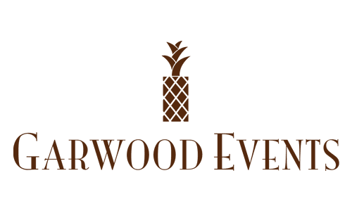 Garwood Events text with pineapple icon
