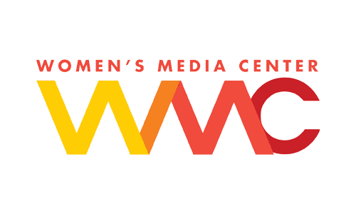 Bold Women's Media Center design on black