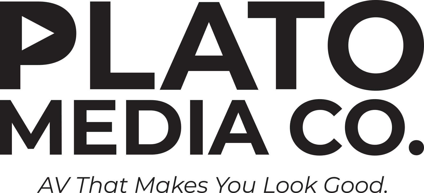 Logo for Platinum Media Group with tagline.