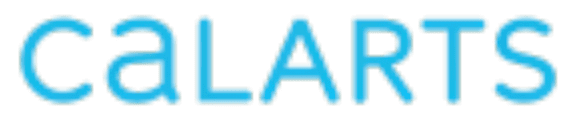 Blue text with the letters 'L A' on a transparent background.
